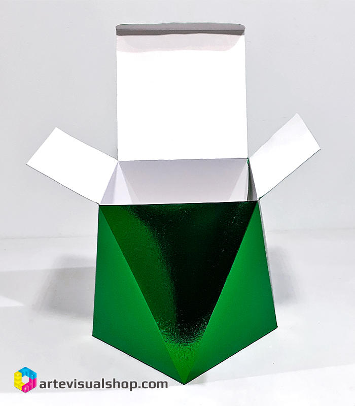 Caja Cuadrada Zig Zag - Imagen 2